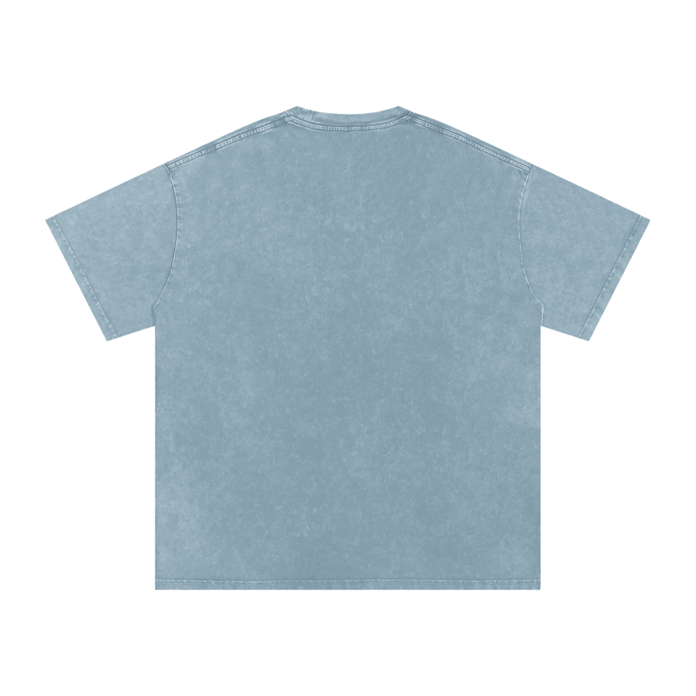 Snow Washed Oversized Cotton T-Shirt Blank