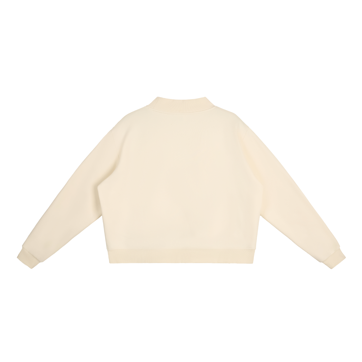 Women's Essential Fleece Mock-Neck Crew Sweatshirt