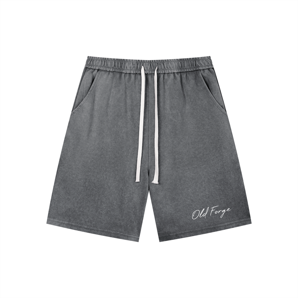 Men’s Vintage Wash Drawstring Shorts
