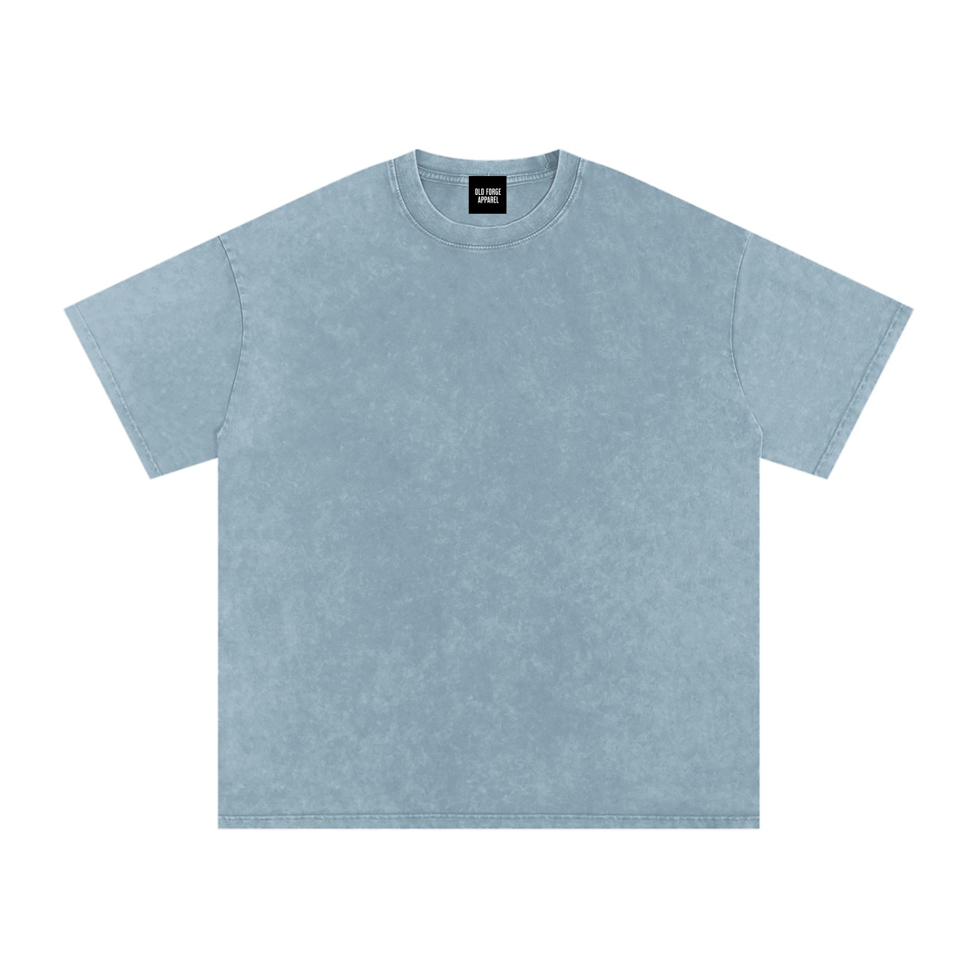 Snow Washed Oversized Cotton T-Shirt Blank