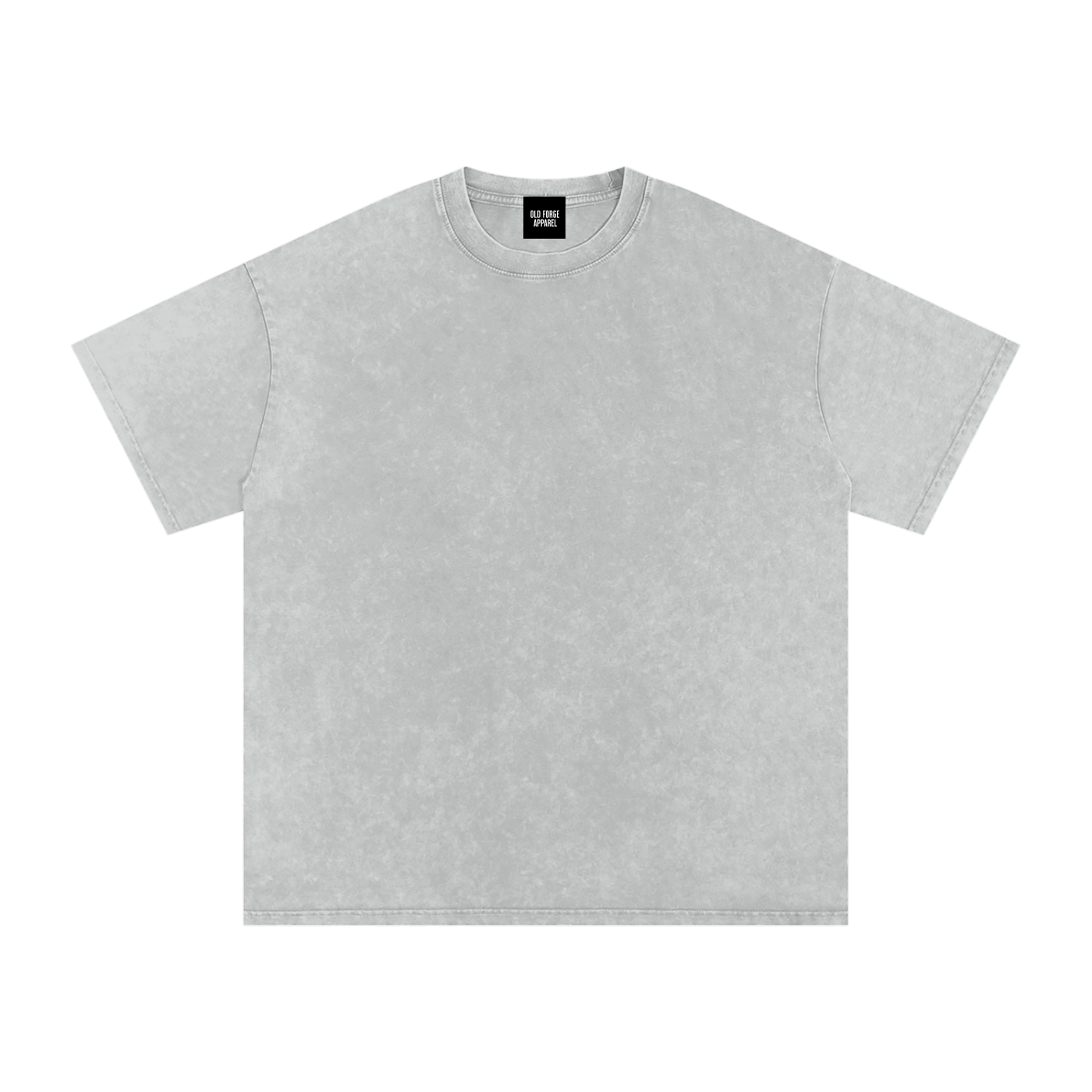 Snow Washed Oversized Cotton T-Shirt Blank