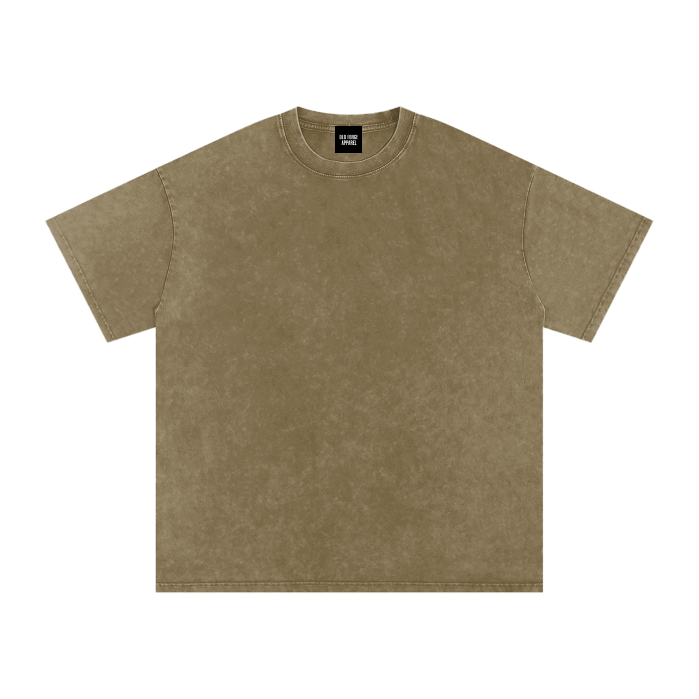 Snow Washed Oversized Cotton T-Shirt Blank