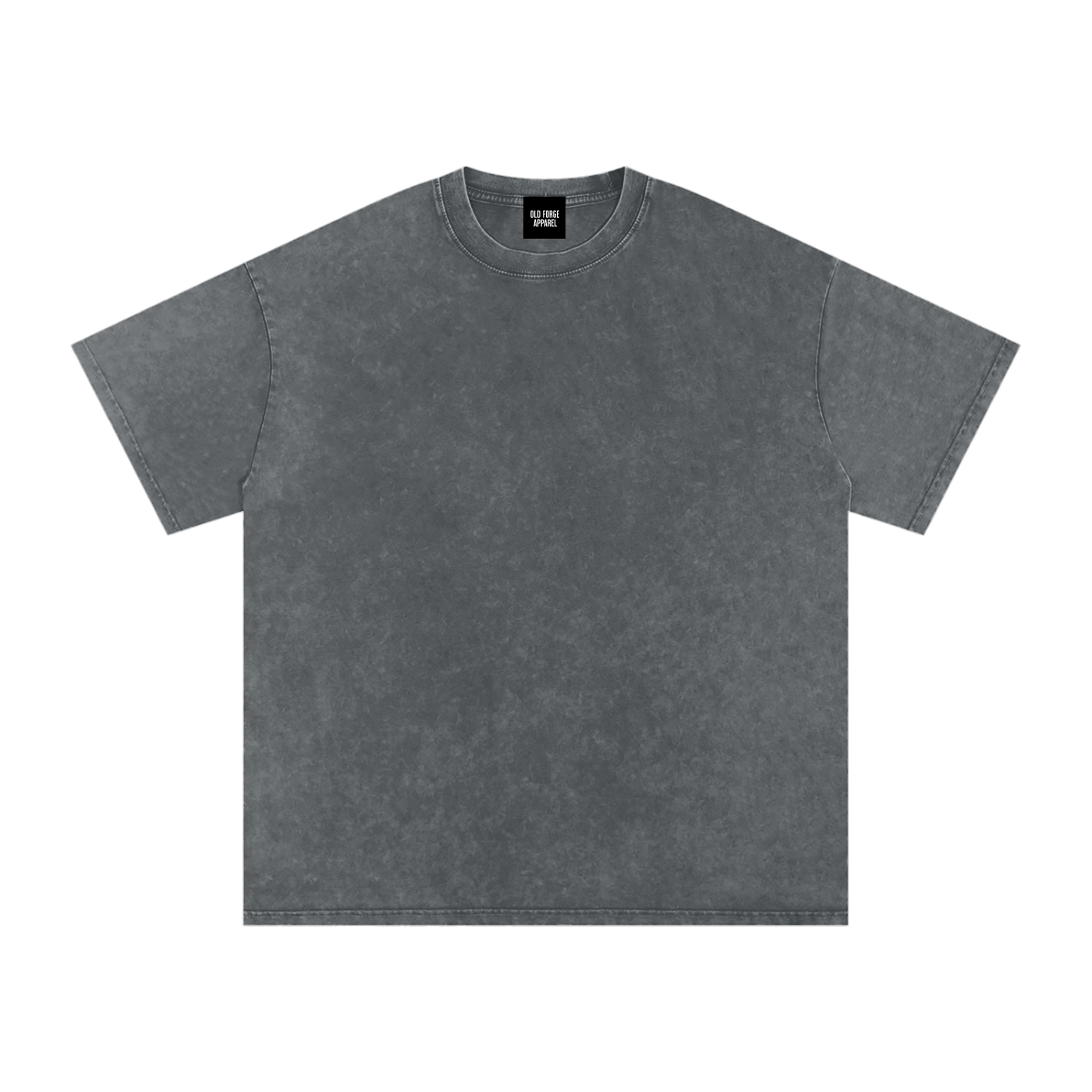 Snow Washed Oversized Cotton T-Shirt Blank