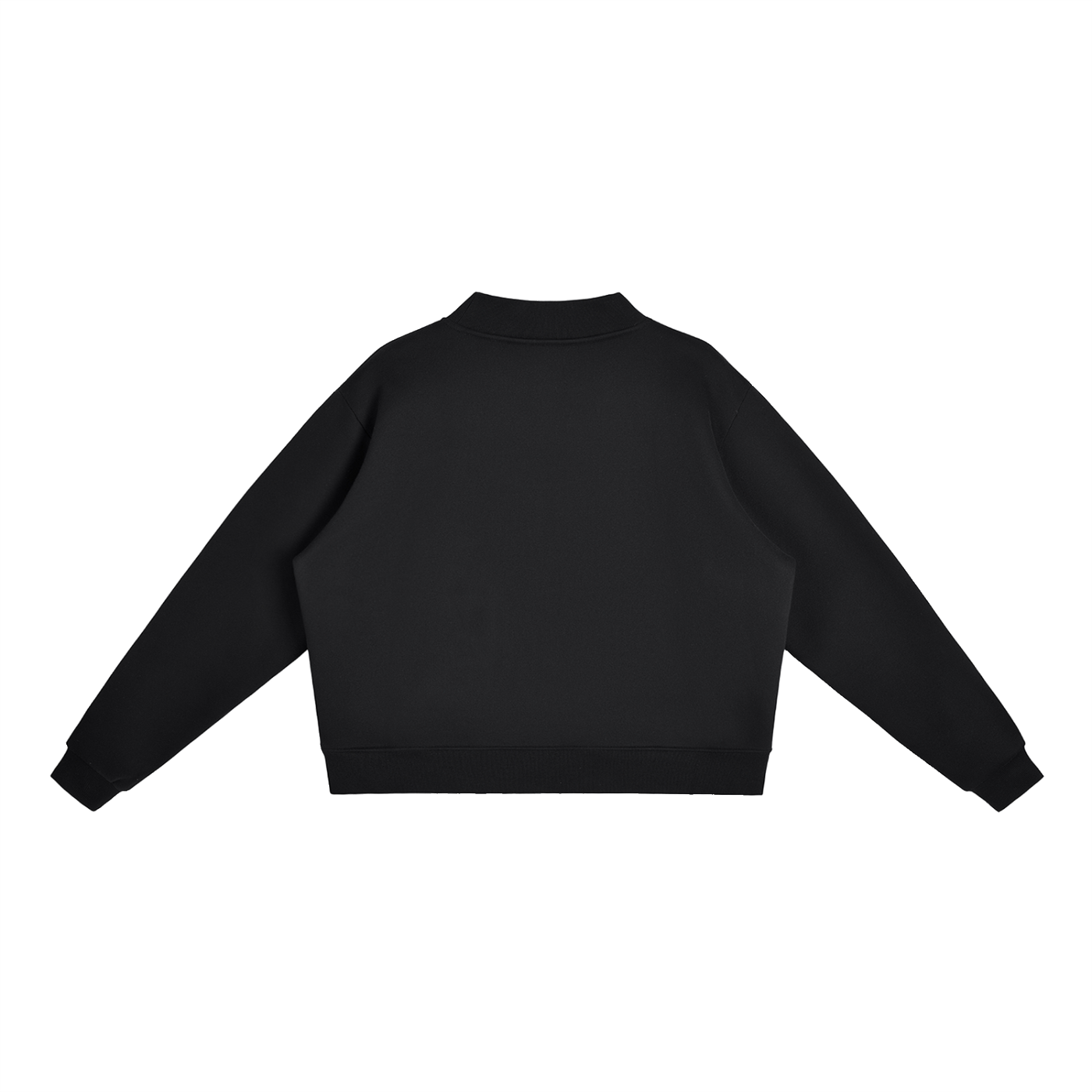 Women's Essential Fleece Mock-Neck Crew Sweatshirt