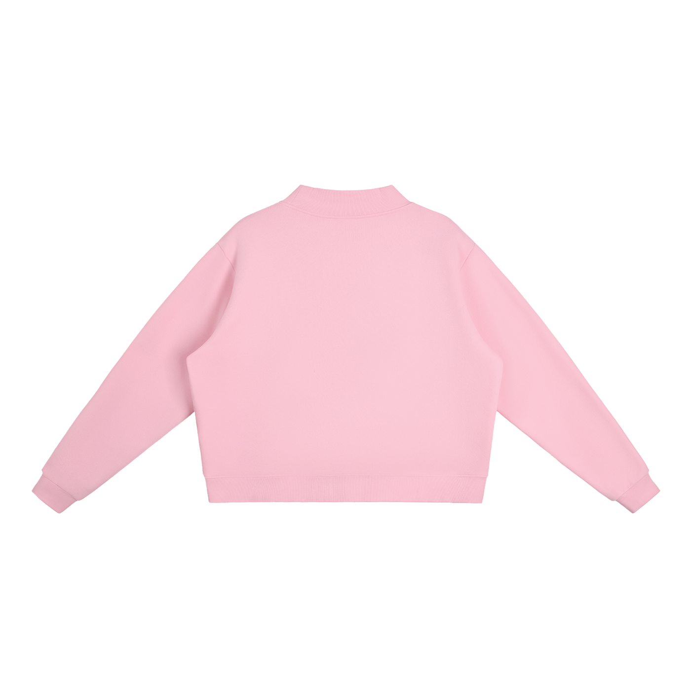 Women's Essential Fleece Mock-Neck Crew Sweatshirt