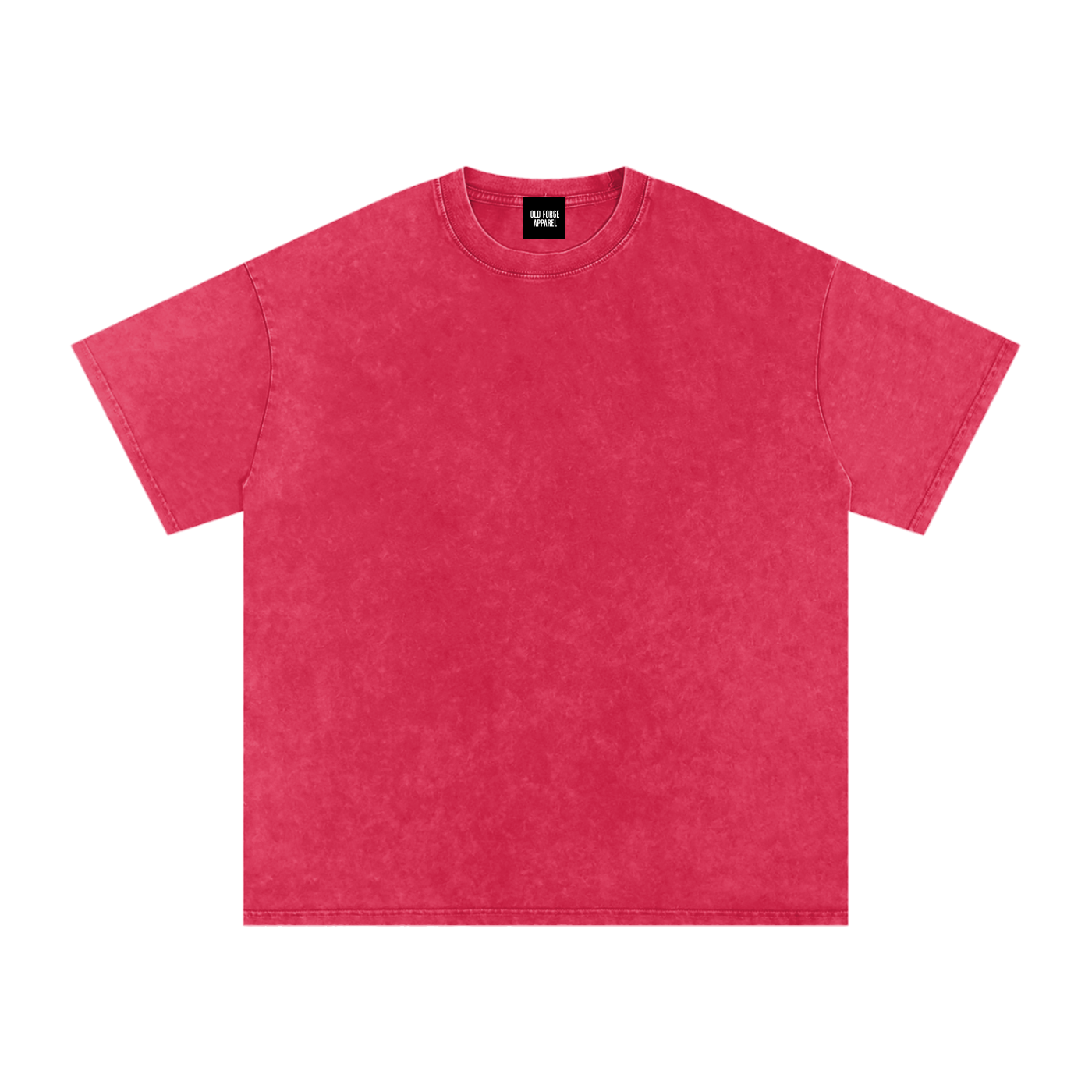 Snow Washed Oversized Cotton T-Shirt Blank